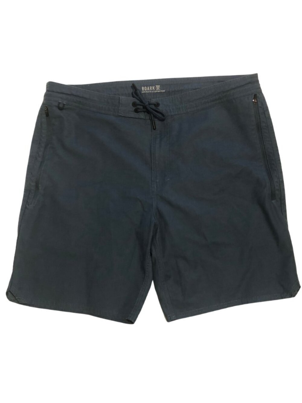 Roark Men's Flat Front Shorts - Navy Blue